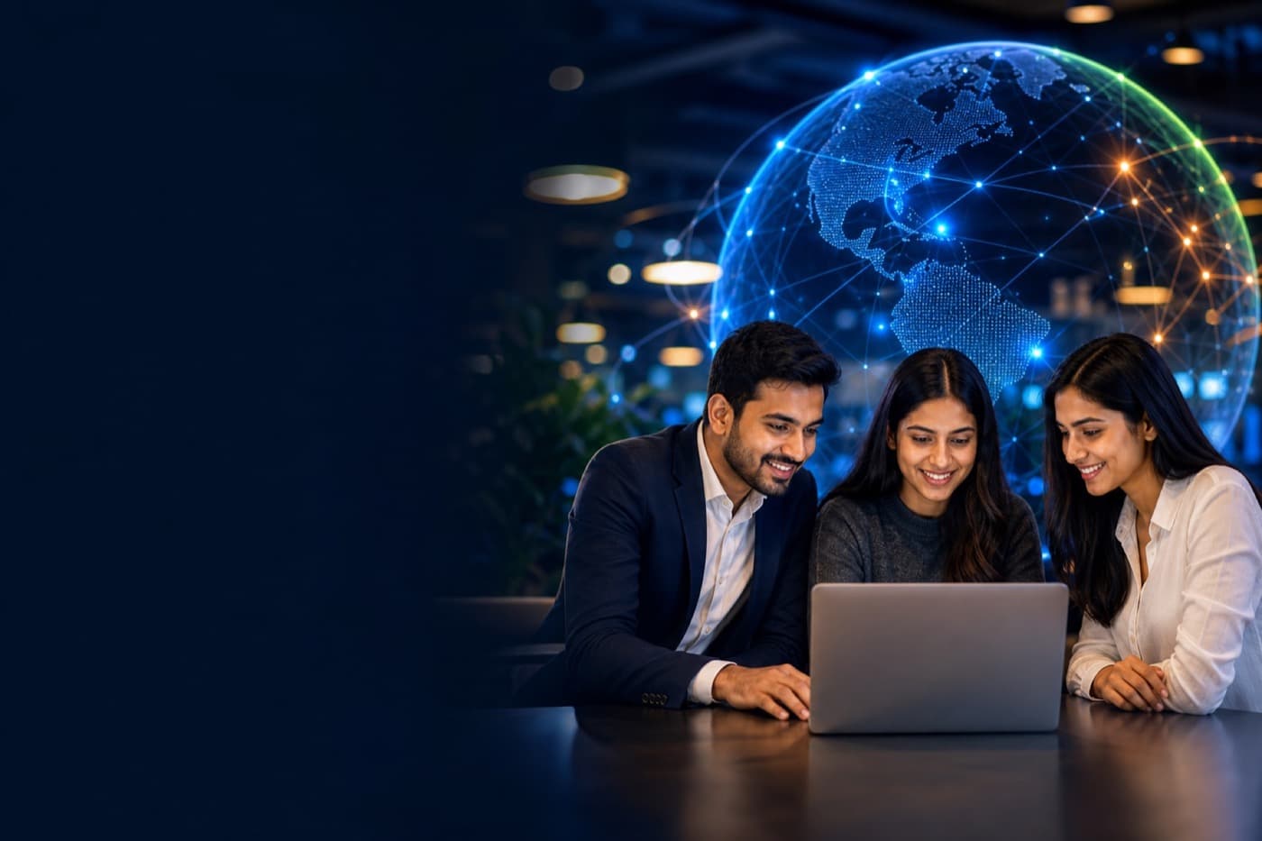 CodeStudioHub engineers collaborating on AI, automation, and full-stack delivery
